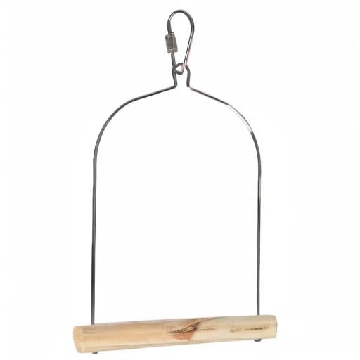 Prevue Pet Products Natural Wood Birdie Basics Birch & Wire Swing