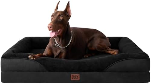 EHEYCIGA Orthopedic XL Dog Bed for Large Dog, Memory Foam Dog Couch