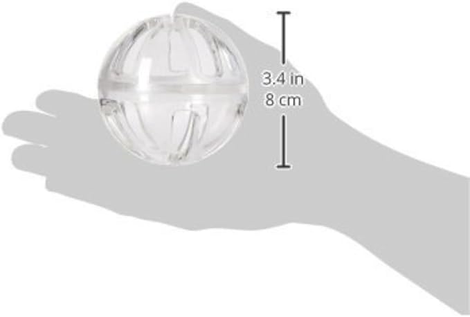 Bearded Dragon Feeder Toy Reptile Foraging Ball Lizard Enrichment Interactive Toy Reptile Terrarium Tank Decor for Lizard,Chameleon Small Animals (3.4 Inch)