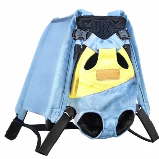 NAIHOD Pet Carrier Backpack, Adjustable Backpack Legs Out Easy-fit Chest Carrier for Medium Dogs Cats Puppies