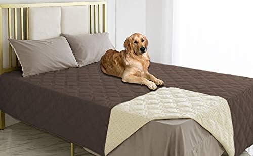 Ameritex Waterproof Dog Bed Cover Pet Blanket with Anti-Slip Back for Furniture Bed Couch Sofa — 52x82 Inch (Pack of 1)
