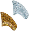 Purrdy Paws Champagne Combo Soft Nail Caps Cats Claws 40pk (20 Gold Glitter - 20 Silver Glitter) Small Size