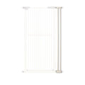 Lumizone 61.02" Extra Tall Pet Gate Extension Kit 4.13" Wide Cream