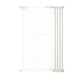 Lumizone 61.02" Extra Tall Pet Gate Extension Kit 8.27" Wide Cream
