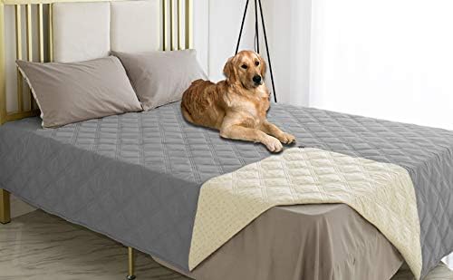 Ameritex Waterproof Dog Bed Cover Pet Blanket with Anti-Slip Back for Furniture Bed Couch Sofa — 82x102 Inch (Pack of 1)