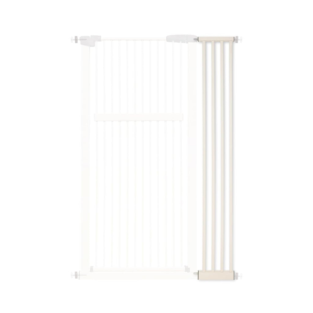 Lumizone 55.12" Extra Tall Pet Gate Extension Kit 8.27" Wide Cream