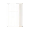 Lumizone 55.12" Extra Tall Pet Gate Extension Kit 8.27" Wide Cream
