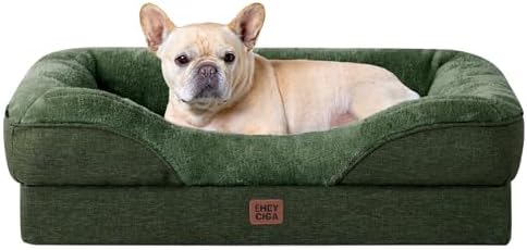 EHEYCIGA Orthopedic XL Dog Bed for Large Dog, Memory Foam Dog Couch