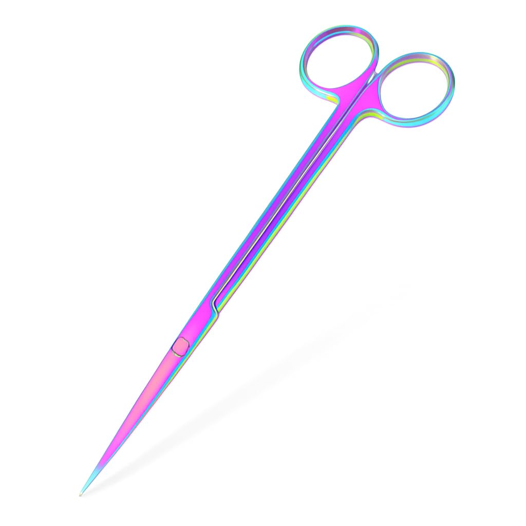Mandala Crafts Stainless Steel 12" Curved Aquarium Scissors for Fish Tanks