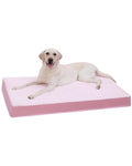 KSIIA Orthopedic Dog Bed for Large Dogs with Waterproof Lining, Khaki,35x22