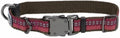 Coastal Pet K9 Explorer Reflective Adjustable Dog Collar - Comfortable Collar for the Outdoors - Durable, Lightweight Accessory with Side-Release Buckle - Berry, 5/8" x 8-12"