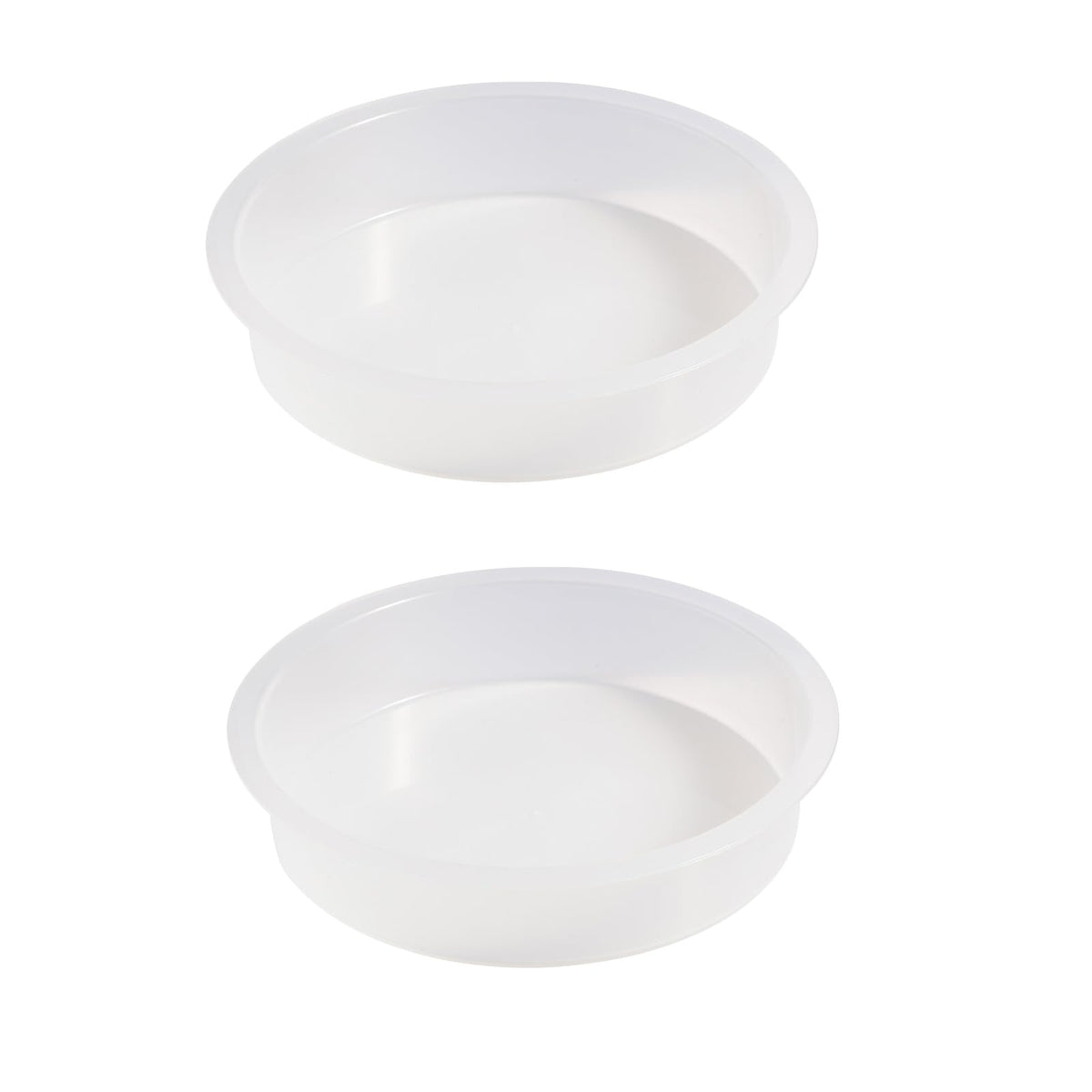 Yojanner 2pcs Plastic Round Bird Feeders Bowls, Wild Birds Seed Feeder Tray Bird Bath Water Bowls Accessories for Feeding Station Tray Perfect for attracting Birds