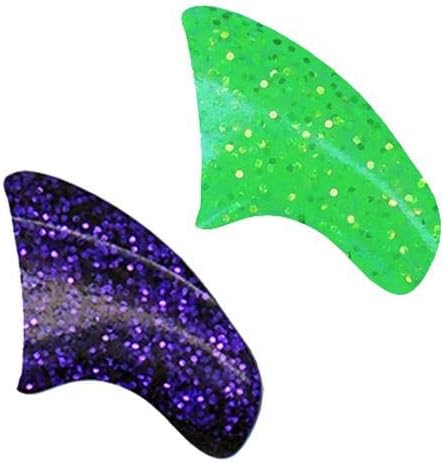Purrdy Paws Funky New Year Combo Soft Nail Caps Cats Claws 40pk (20 Violet Glitter - 20 Margherita Glitter) Kitten Size