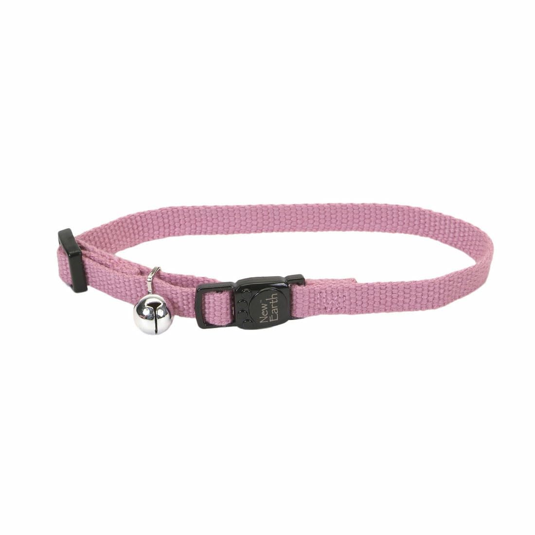 Coastal Pet New Earth Soy Adjustable Breakaway Cat Collar - Eco-Friendly, Odor-Resistant and Adjustable Cat Collar, Cranberry, 3/8" x 08"-12"