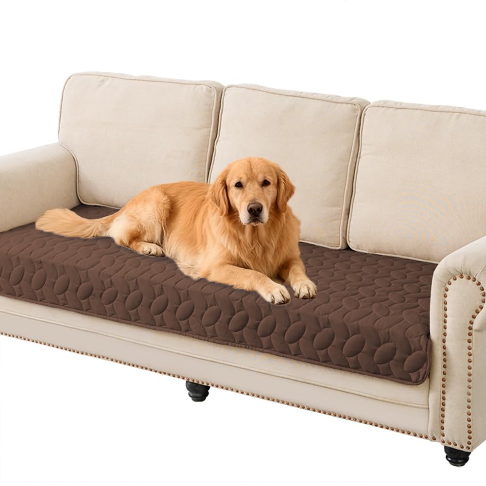 Ameritex Pet Bed Cover Dog Bed Blanket for Sofa and Furniture Waterproof New Pattern Design (30x70 Inch, Light Grey)
