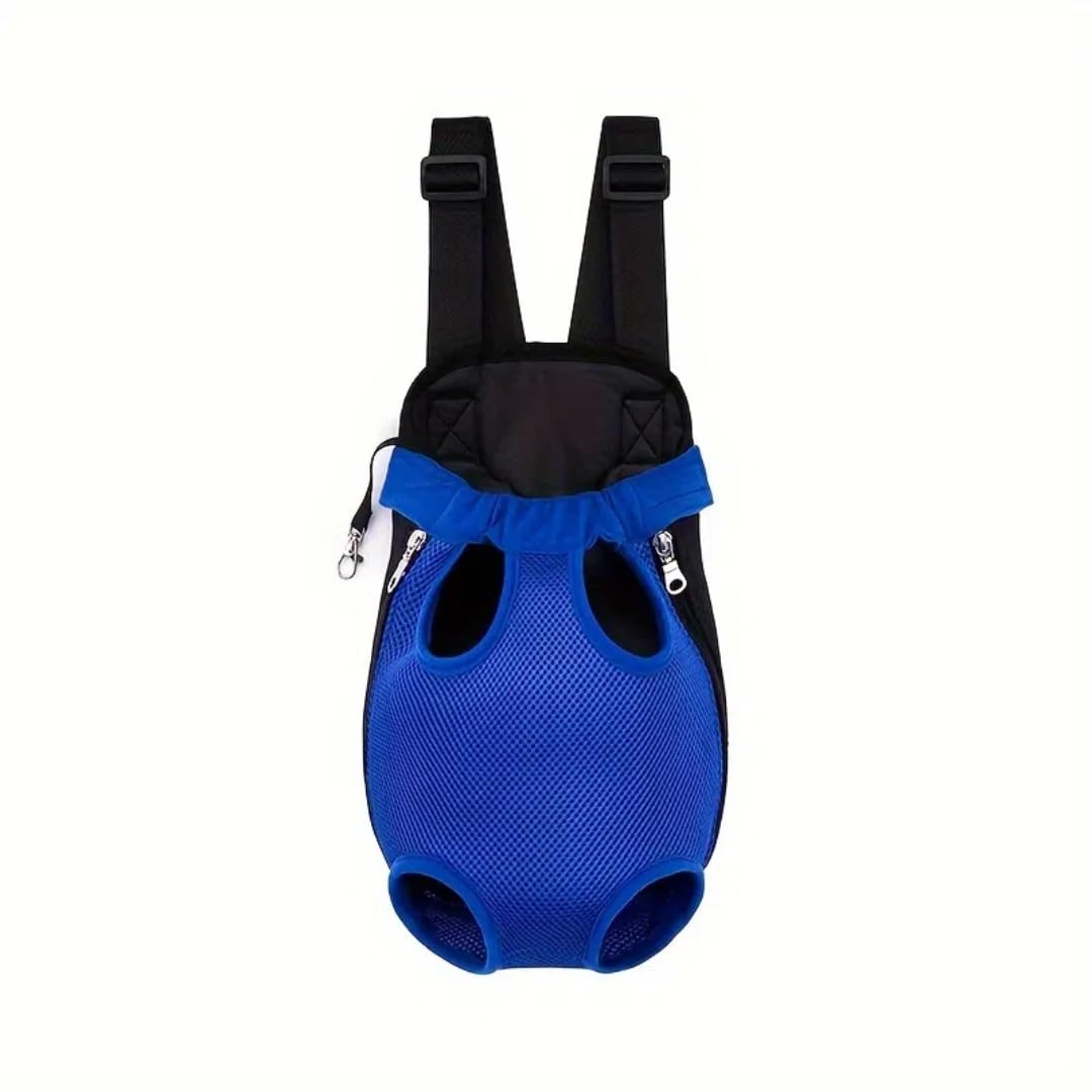 QQLe Dog Carrier Backpack, Breathable Mesh Chest Carrier for Small Dogs