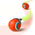 Petgravity Speedy Sprint Ball Toy for Cat Type-C Rechargeable Interactive Cats Toy (Blue+Orange)