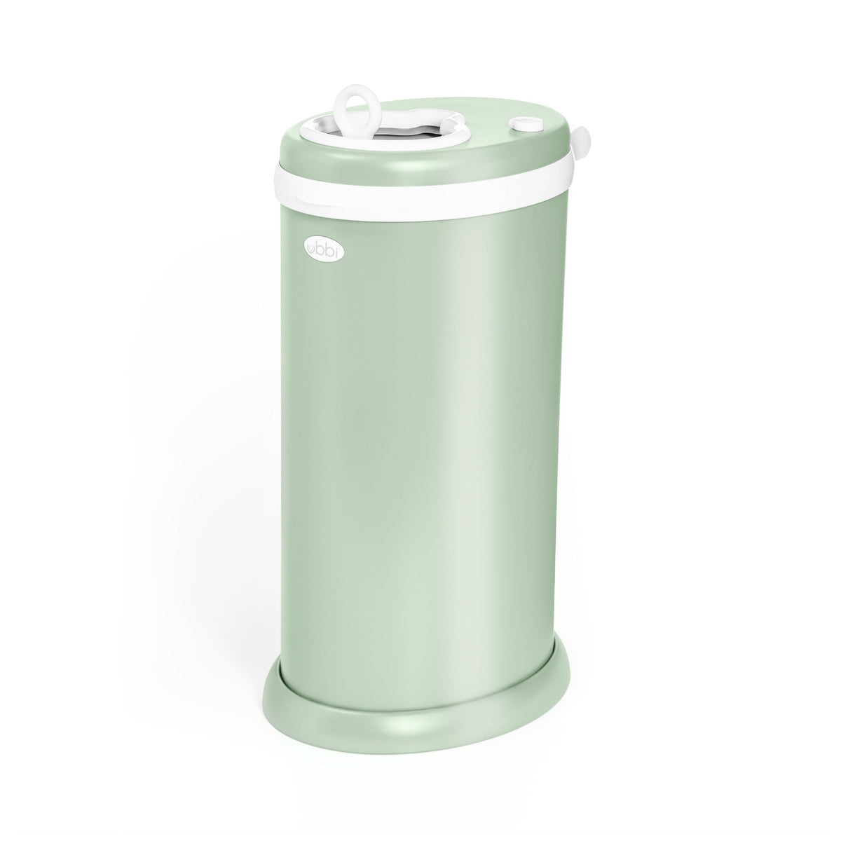 Ubbi Stainless Steel Diaper Pail, No Special Bags, Odor-Locking, Ivory