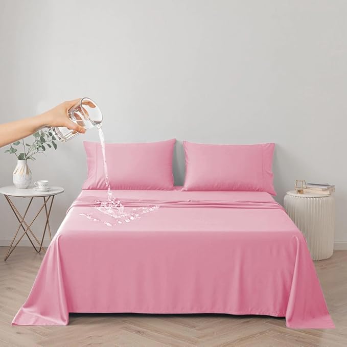 DUJUIKE Waterproof Bed Cover for Dog and Cats,Pet Hair Resistant Bed Sheet Cover, Protective Bed Liner Cover with 100% Waterproof Breathable Thin Fabric (Green