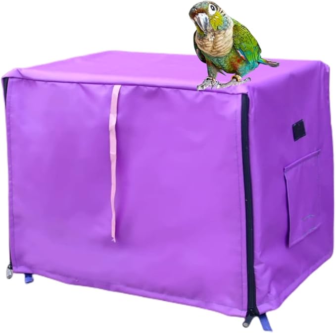 MANON ROSA Bird Cage Cover - Lightproof Birdcage Covers Nighttime- Ideal for Parrots Cockatiels Parakeets Cockatoos Lovebirds Finches Budgerigars Conure (XXL(23.6" Lx15.7 Wx15.7 H)