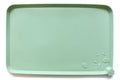 Hoki Found XX-Large Silicone Pet Food Mats Tray - Non Slip Pet Bowl Mats Placemat - Dog Cat Feeding Mat - Waterproof Dog Cat Food Mats -Pet Water Mats for Carpet - Jade