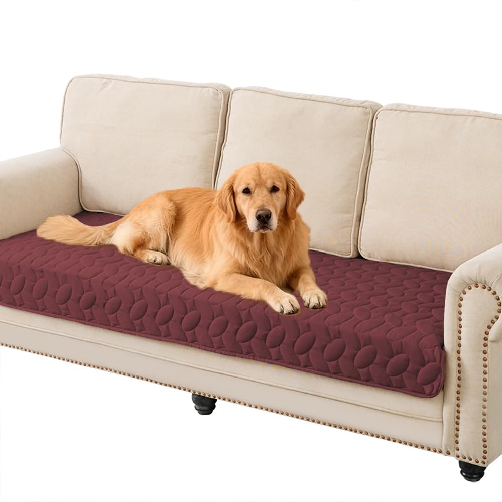 Ameritex Pet Bed Cover Dog Bed Blanket for Sofa and Furniture Waterproof New Pattern Design (30x70 Inch, Light Grey)
