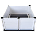 Whelping Box for Dogs & Puppies – Premium 36" Modular Design with Easy-Open Door, Pig Rails, Oxford Floor Liner & Washable Pee Pad – Indoor/Outdoor, Easy-Clean & Durable