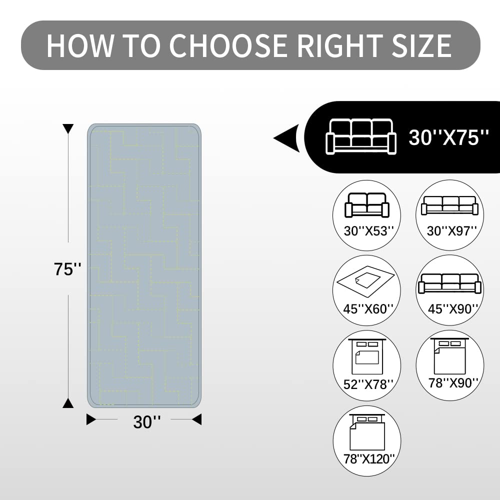 fuguitex Waterproof Dog Bed Cover Couch Cover for Pet Anti-Slip Cat Mat Pet Pad Blanket for Sofa Chair Recliner Bed Furniture Protrctor