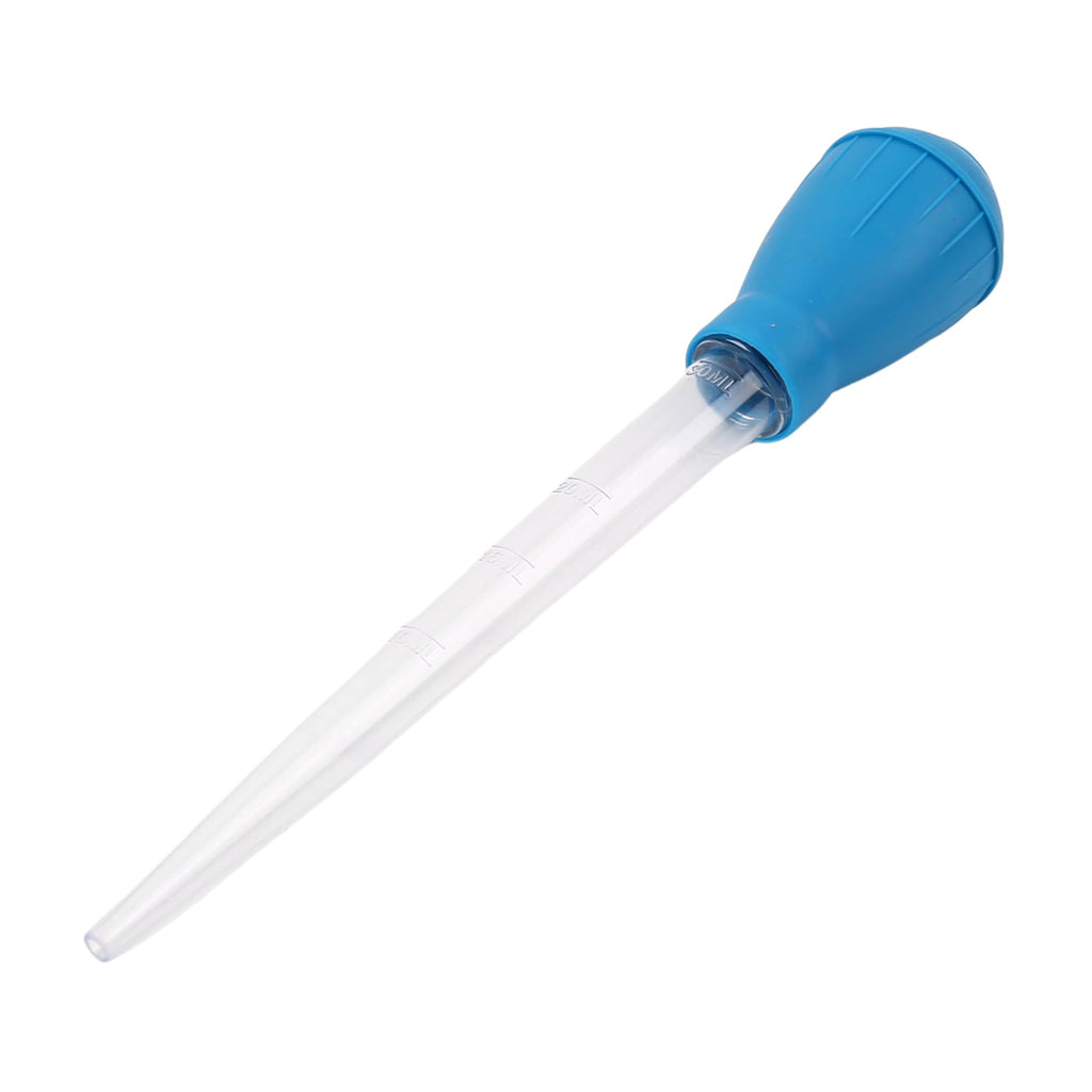 Vagocom 2Pcs Manual Fish Tank Cleaning Tools,30ml Aquarium Water Changer,21 Inches Multifunction Siphon Dropper for Fish Bowl Waste Remover,Aquarium Bottom Gravel Waste Clean,Coral Feeder(Blue)
