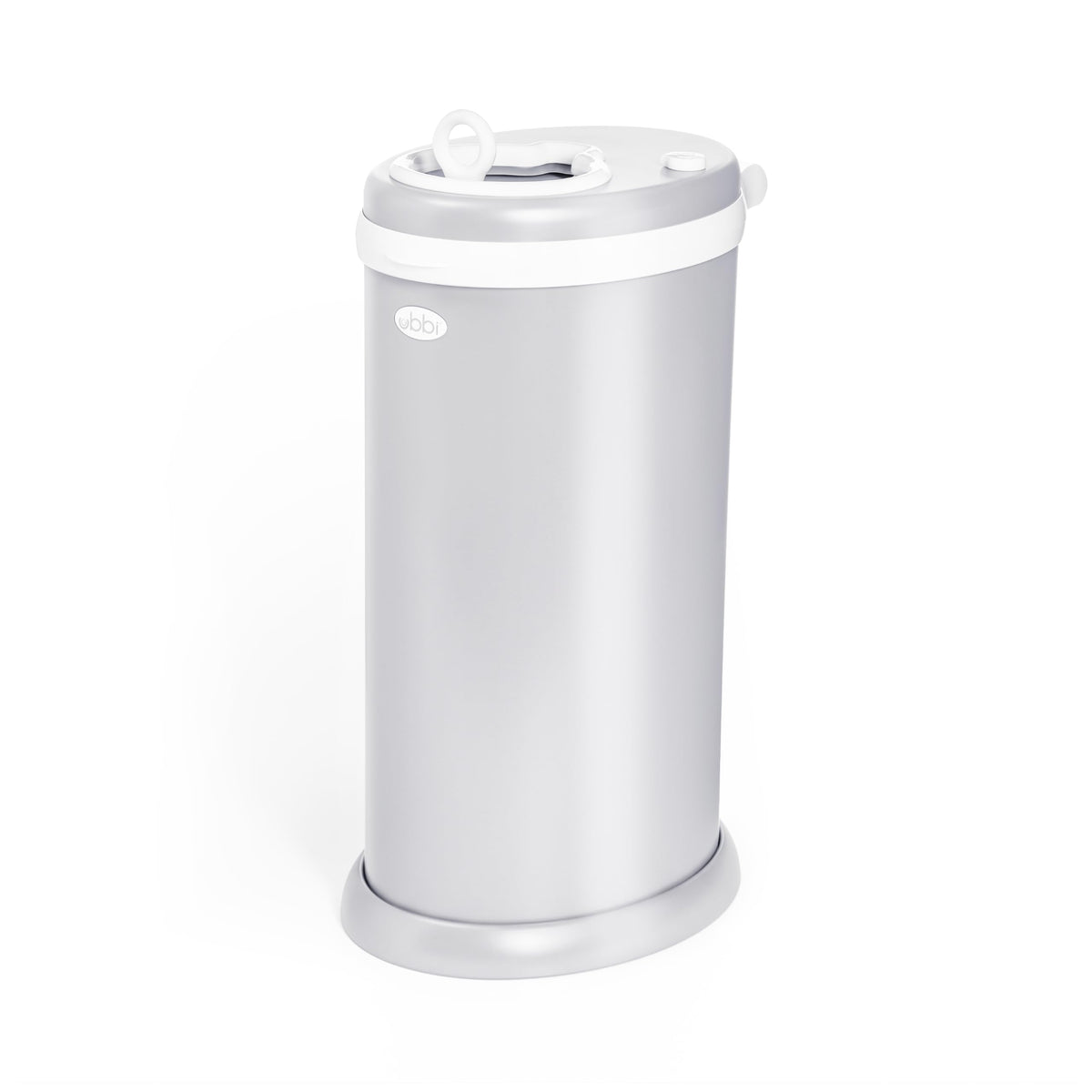 Ubbi Stainless Steel Diaper Pail, No Special Bags, Odor-Locking, Ivory
