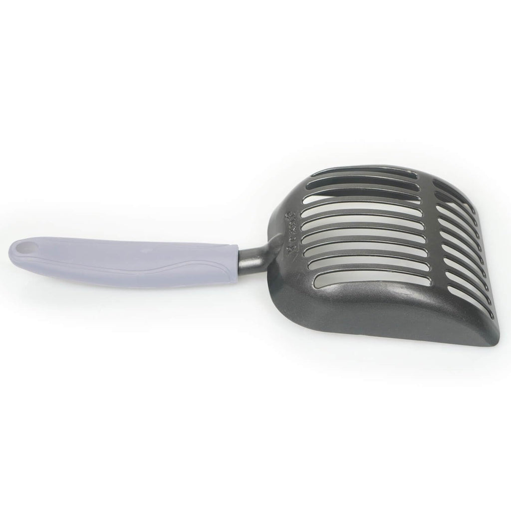 Frxat Cat Litter Scoop, Kitty Metal Scooper, Aluminum Alloy Sifter, Kitten Pooper Lifter, Deep Shovel, Long Handle, Poop Sifting, Durable, Heavy Duty, for Litter Box