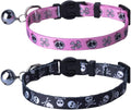 PUPTECK Cat Collar Breakaway with Bells, Adjustable Kitten Collar Outfit