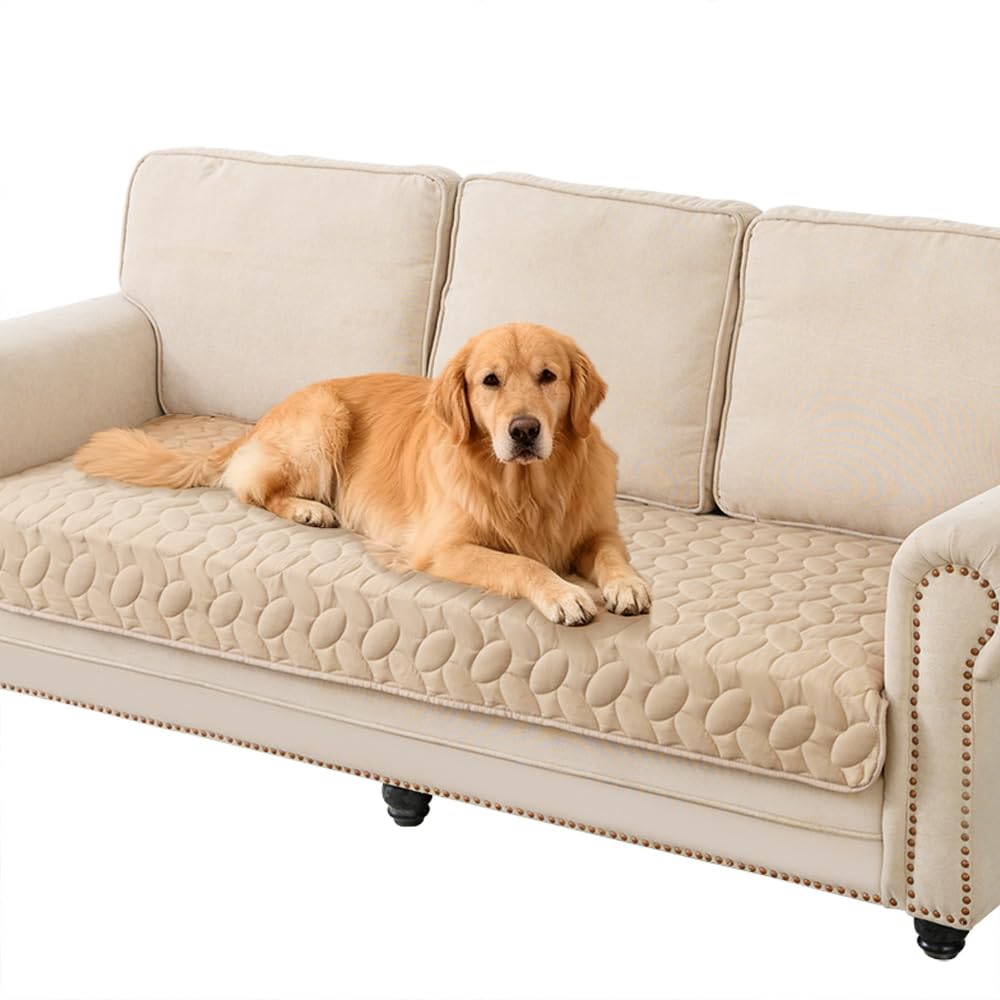 Ameritex Pet Bed Cover Dog Bed Blanket for Sofa and Furniture Waterproof New Pattern Design (30x70 Inch, Light Grey)
