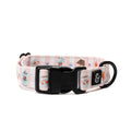 Lucy & Co. Sipping Slowly Dog Collar, Adjustable Durable Dog Collar with Cute Print, Large