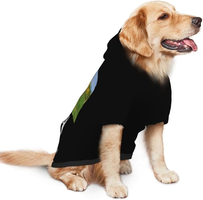 Custom Dog Clothes with Photo Name Logo Personalized Dog Sweaters for Small Medium Large Dogs Breathable Warm, DeepPink, XL