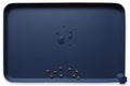 Hoki Found Silicone Pet Food Tray - High-Lips Dog Cat Bowl Mats - Waterproof Dog Cat Food Mats - Battleship — 19" x 12" — 기타