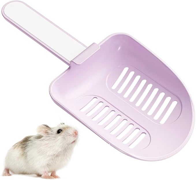 DONGKER Hamster Litter Scoop,Reusable Hanging Hamster Sand Bath Scoop for Guinea Pig Gerbil Rebbits Small Animals Bearded Dragon