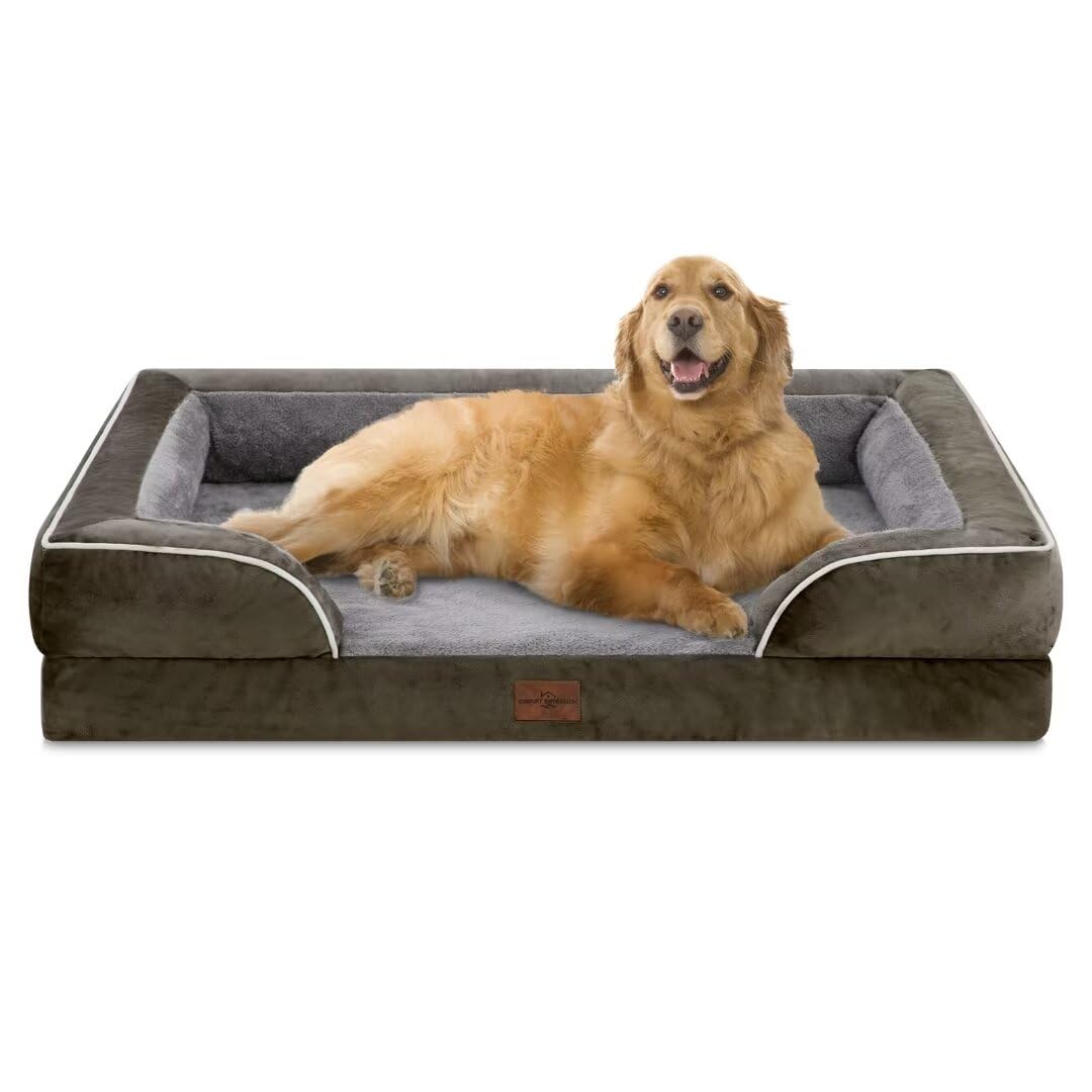 Comfort Expression Waterproof Orthopedic Dog Bed for Extra Large Dogs