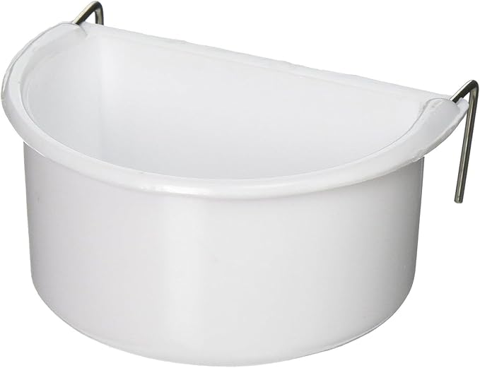 Prevue Pet Products BPV1181 2-Pack Universal Plastic Hanging Cups for Small Birds, Colors Vary