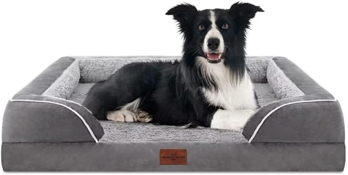 Comfort Expression Waterproof Orthopedic Dog Beds for Extra Large Dog — 36.0"L x 27.0"W x 8.0"Th
