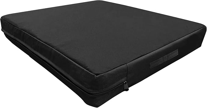 ANANMEI Dog Bed Cover Replacement Washable. 53 L x 42 W x 5 H inches Washable Removable Orthopedic, Cooling Gel and Memory Foam Pet Bed Protector, Cover only (Black)