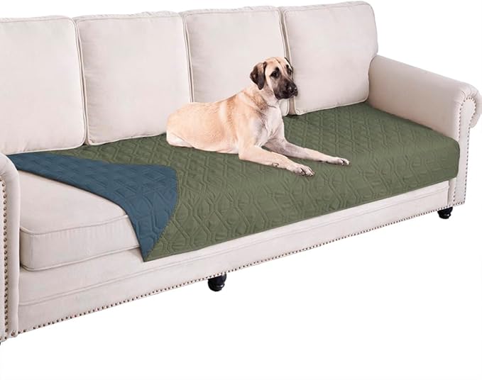 Ameritex Waterproof Dog Bed Cover Pet Blanket for Furniture Bed Couch Sofa Reversible — 30x90 Inch (Pack of 1)