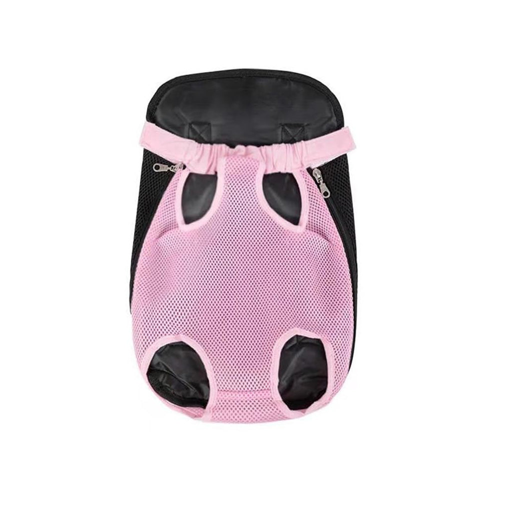 Leconpet Pet Carrier Backpack, Legs Out Adjustable Pet Front Cat Dog Carrier Backpack, Easy-Fit Dog Travel Backpack Carrier for Hiking Camping for Small Medium Puppies Cats (XL, Pink)