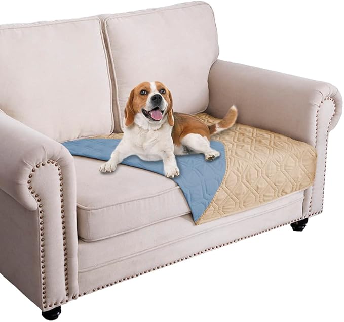 Ameritex Waterproof Dog Bed Cover Pet Blanket for Furniture Bed Couch Sofa Reversible — 30x53 Inch (Pack of 1)