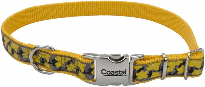 Coastal Pet - Ribbon - Adjustable Dog Collar with Metal Buckle