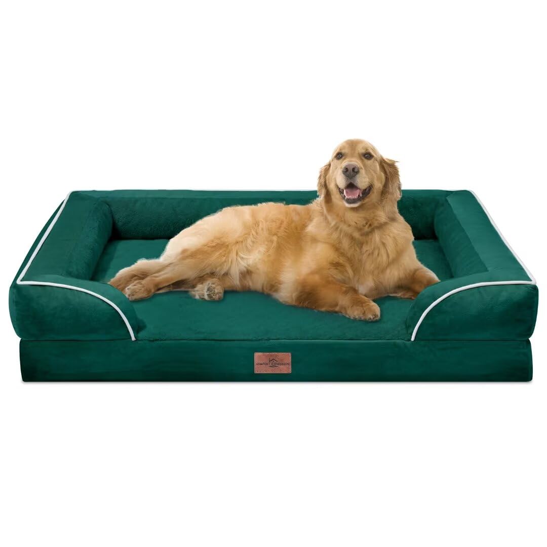 Comfort Expression Waterproof Orthopedic Dog Bed for Extra Large Dogs