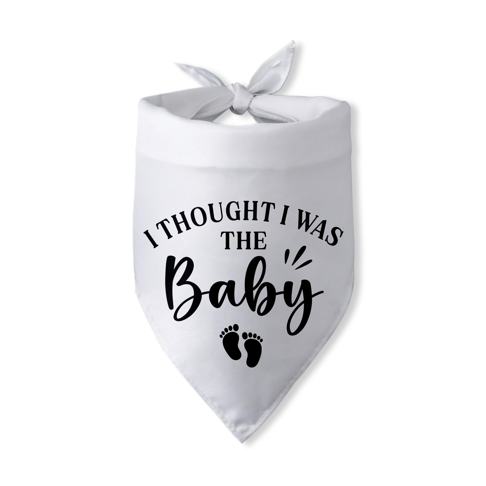 Pregnancy Announcement Dog Bandana I Thought I was The Baby Gender Reveal Dog Baby Coming Soon Announcement Photo Props for Large Medium Small Dogs