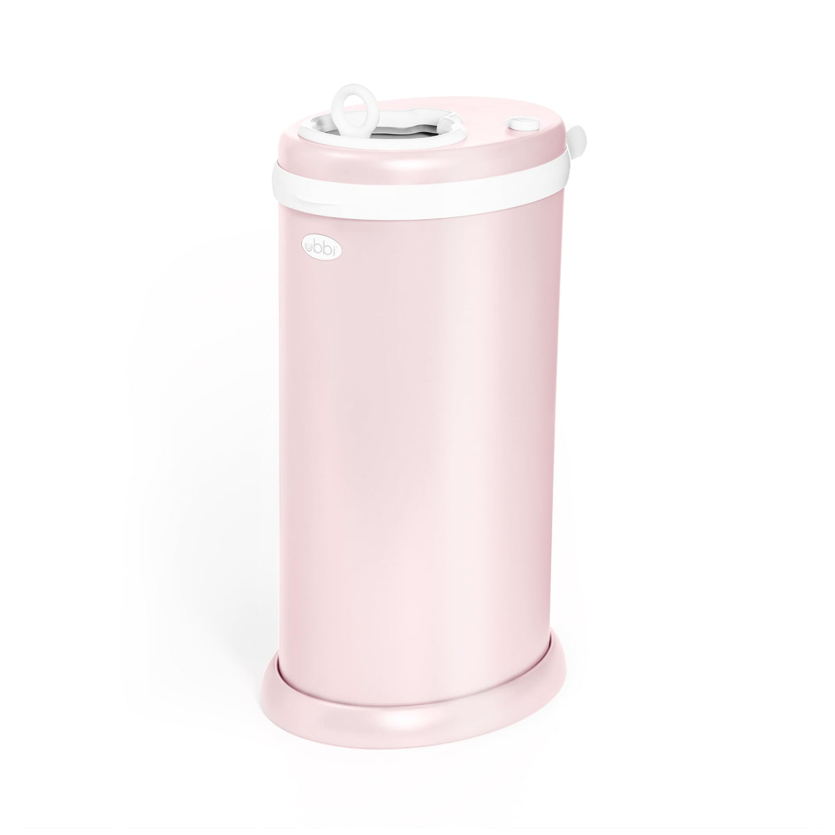 Ubbi Stainless Steel Diaper Pail, No Special Bags, Odor-Locking, Ivory