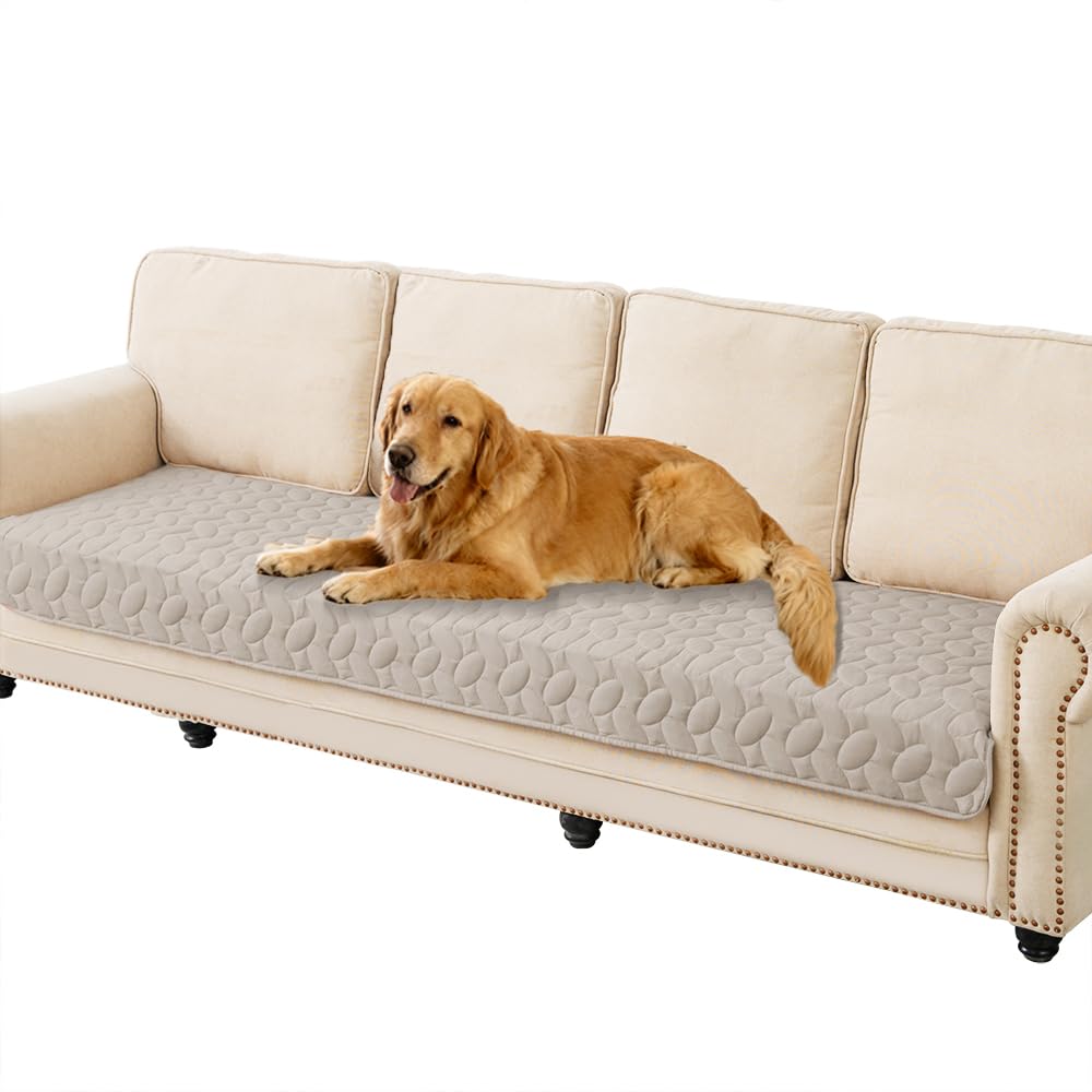 Ameritex Pet Bed Cover Dog Bed Blanket for Sofa and Furniture Waterproof New Pattern Design (30x70 Inch, Light Grey)