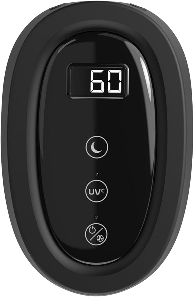 GermGuardian HEPA Large Room Air Purifier for Bedroom, Office, Dorm, and Home - Filters Pet Dander, Dust, Pollen, Smoke, Scents - Air Quality Monitor - AC4880B - 22" Tower - Black